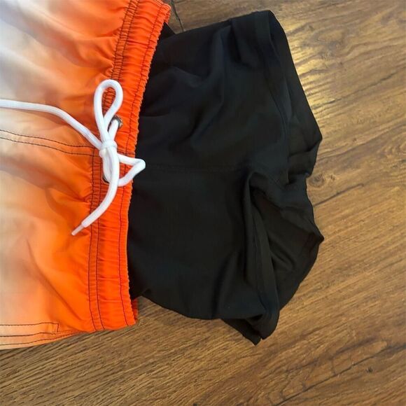 Boys Swim Trunks Size 6-7 Gradient Quick-Dry Swim Shorts - Picture 5 of 7